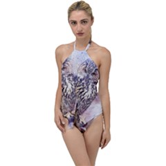 Bird 2552769 1920 Go With The Flow One Piece Swimsuit by vintage2030