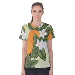 Orange Blossoms Women s Cotton Tee