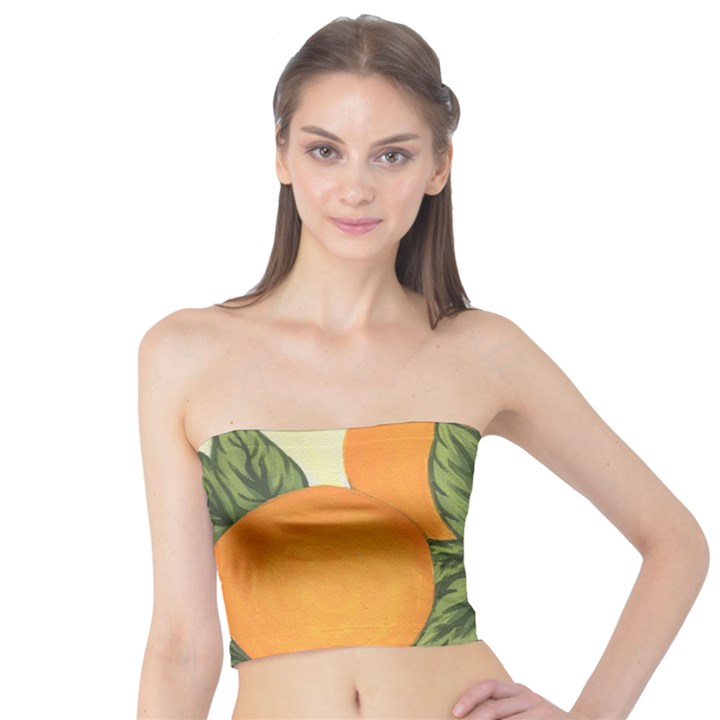 Orange Blossoms Tube Top