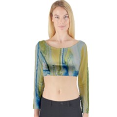 Caribbean Long Sleeve Crop Top by WILLBIRDWELL