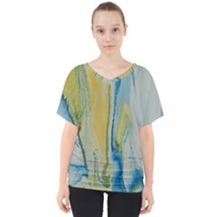 Caribbean V-neck Dolman Drape Top by WILLBIRDWELL