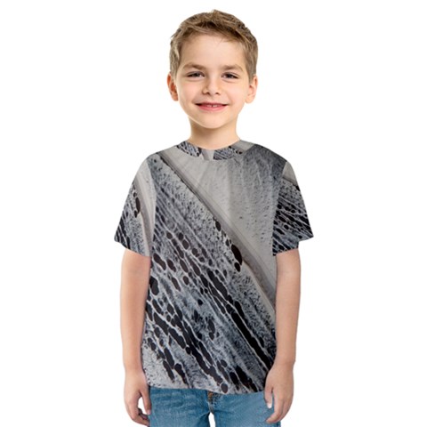 Black And White Kids  Sport Mesh Tee by WILLBIRDWELL