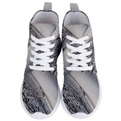 Black And White Women s Lightweight High Top Sneakers by WILLBIRDWELL