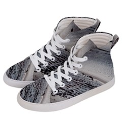 Black And White Men s Hi-top Skate Sneakers by WILLBIRDWELL