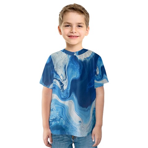 Cobalt Kids  Sport Mesh Tee by WILLBIRDWELL