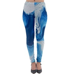 Cobalt Lightweight Velour Leggings by WILLBIRDWELL