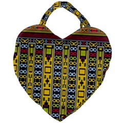 Shapes Rows                                     Giant Heart Shaped Tote by LalyLauraFLM