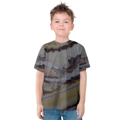 Gold Seam 2 Kids  Cotton Tee by WILLBIRDWELL