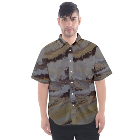 Gold Seam 2 Men s Short Sleeve Shirt by WILLBIRDWELL