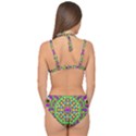 Cool Colors To Love And Cherish Double Strap Halter Bikini Set View2