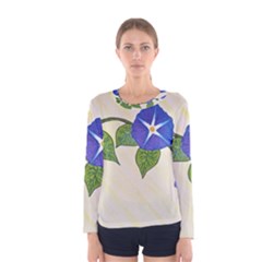 Morning Glory Women s Long Sleeve Tee