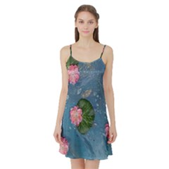 Water Lillies Satin Night Slip