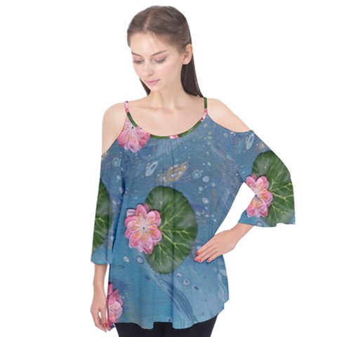 Water Lillies Flutter Tees by lwdstudio