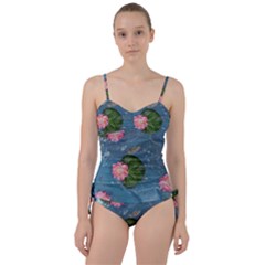 Water Lillies Sweetheart Tankini Set