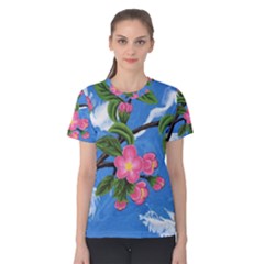 Cherry Blossoms Women s Cotton Tee