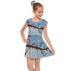 Magnolias Kids Cap Sleeve Dress by lwdstudio