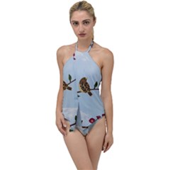 Robin On Plumb Tree Go With The Flow One Piece Swimsuit