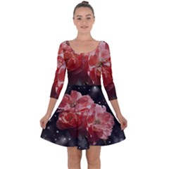 Rose 572757 1920 Quarter Sleeve Skater Dress by vintage2030