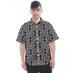 Monochrome Centipede Arabesque Men s Short Sleeve Shirt