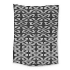 Monochrome Centipede Arabesque Medium Tapestry by linceazul