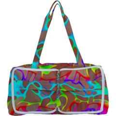 Colorful wavy shapes                                       Multi Function Bag