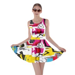 Distorted Shapes                                            Skater Dress by LalyLauraFLM