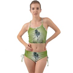 Wonderful Butterlies , Green Colors Mini Tank Bikini Set by FantasyWorld7