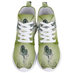 Wonderful Butterlies , Green Colors Women s Lightweight High Top Sneakers by FantasyWorld7