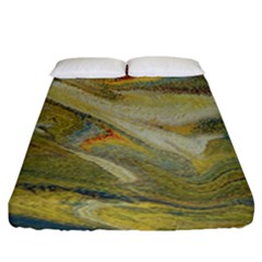 Rainbow Tornado Fitted Sheet (california King Size) by WILLBIRDWELL