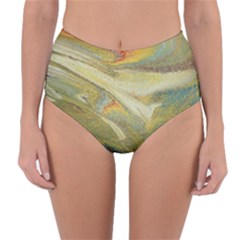 Rainbow Tornado Reversible High-waist Bikini Bottoms by WILLBIRDWELL