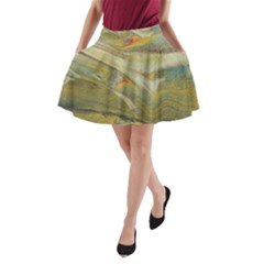 Rainbow Tornado A-line Pocket Skirt by WILLBIRDWELL