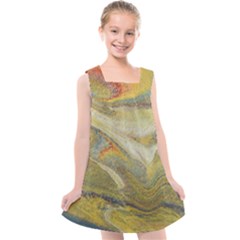 Rainbow Tornado Kids  Cross Back Dress by WILLBIRDWELL