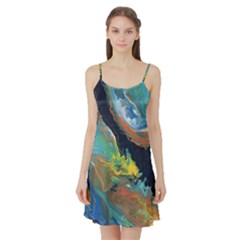 Space Satin Night Slip