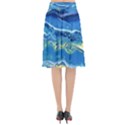 Sunlit Waters Flared Midi Skirt View2