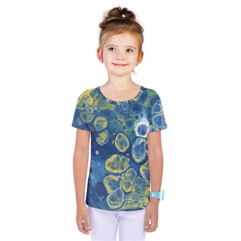 Churning Waters Kids  One Piece Tee by lwdstudio