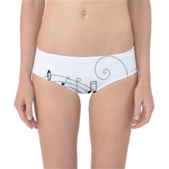 Music Partition Classic Bikini Bottoms by alllovelyideas