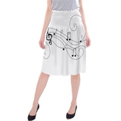 Music Partition Midi Beach Skirt by alllovelyideas