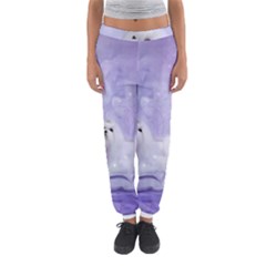 Cute Little Maltese, Soft Colors Women s Jogger Sweatpants by FantasyWorld7