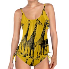 Giraffe  Tankini Set by Valentinaart