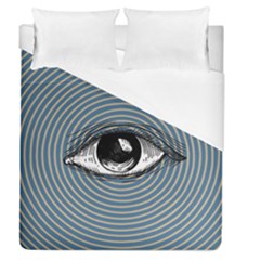 Pop Art Eye Duvet Cover (queen Size) by Valentinaart