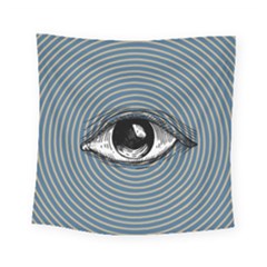 Pop Art Eye Square Tapestry (small) by Valentinaart