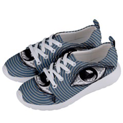 Pop Art Eye Women s Lightweight Sports Shoes by Valentinaart