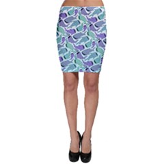 Whale Sharks Bodycon Skirt by mbendigo