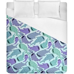 Whale Sharks Duvet Cover (california King Size) by mbendigo