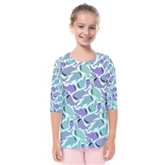 Whale Sharks Kids  Quarter Sleeve Raglan Tee