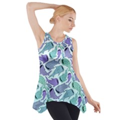 Whale Sharks Side Drop Tank Tunic by mbendigo