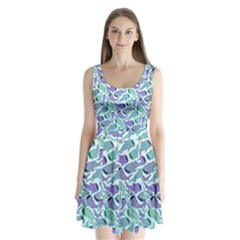 Whale Sharks Split Back Mini Dress 