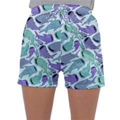 Whale Sharks Sleepwear Shorts by mbendigo