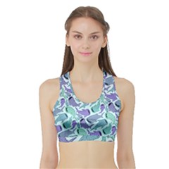 Whale Sharks Sports Bra With Border