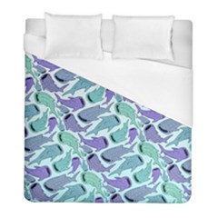 Whale Sharks Duvet Cover (full/ Double Size)